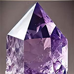 Natural Amethyst crystal point raw purple quartz mineral specimen for crystal bracelet customization